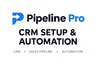set up and customize your pipeline pro CRM for your business
