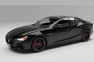 3d car modeling police car, rc car, cad design vehicle car bodykit model 3dprint