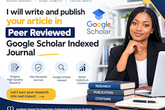 write and publish research article in google scholar indexed journal, citations
