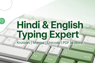 do fast hindi typing in krutidev, mangal font and english typing