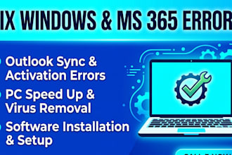 resolve windows, linux, microsoft 365, printer, and network issues remotely