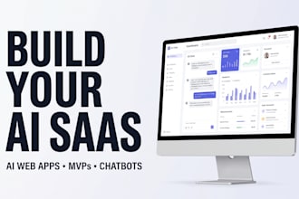 build an ai saas web app or ai webapp mvp