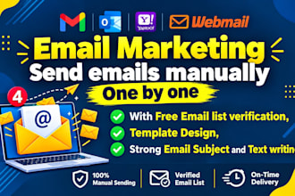 manually send emails one by one for email marketing