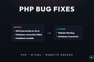 fix PHP, mysql and website bugs and errors