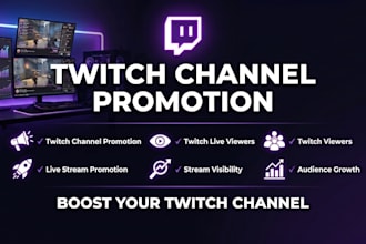 boost twitch channel promotion twitch live viewers twitch viewers