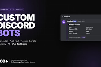 create a custom discord bot for your server