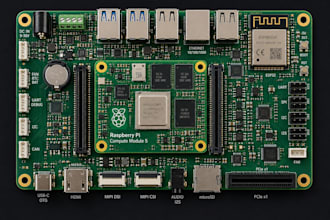 design high speed cm5 pcb carier board layout and esp32 wireless integration