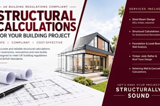 do structural calculation UK building regulation analysis and steel bim design