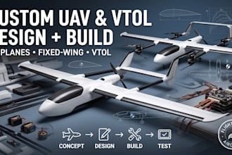 build your custom uav vtol rc plane from design to flight ready