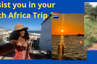 assist you in you south african trip