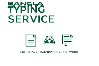 do accurate bangla typing from pdf image handwritten