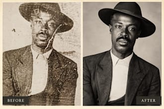 restore your old family photos