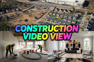 clip ai before home and after construction video or asmr epoxy floor renovation