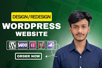 desing redesing wordpress website, website deve