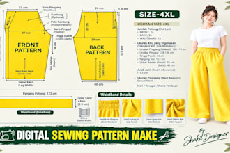 be clothing pattern maker grader and sewing instruction expert
