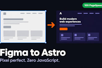 build your astro website from your figma design