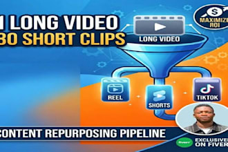 build an automated short form video content repurposing pipeline