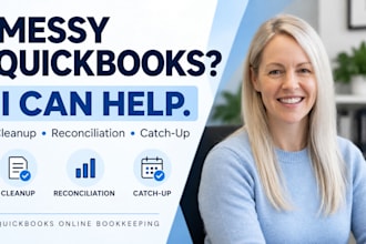 clean up and reconcile your quickbooks online books
