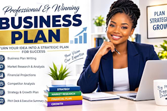 write a professional business plan for funding