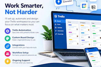 design and automate a custom trello board for task, project or client management