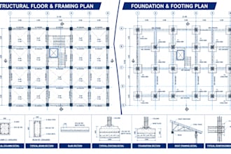create structural plans, foundation drawings, framing details
