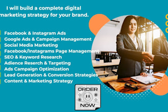 build a complete digital marketing strategy for your brand