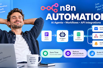 build n8n automation, n8n ai agent, n8n workflow, ai automation, workflow agent