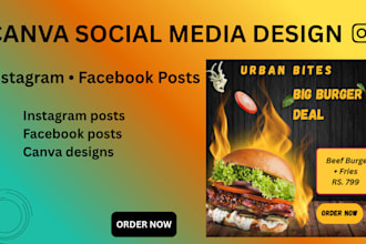 design attractive social media posts in canva