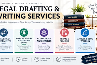 draft influencer agreements , nda