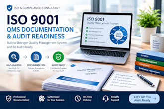 prepare iso 9001 qms documentation and audit readiness