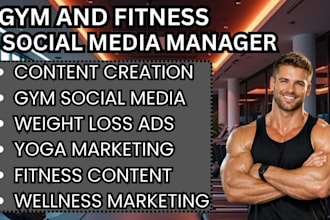 be your sport, fitness coach SMM, gym and personal trainer content creator VA
