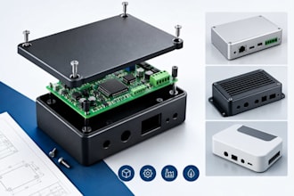 create custom electronic enclosures and pcb housings for manufacturing