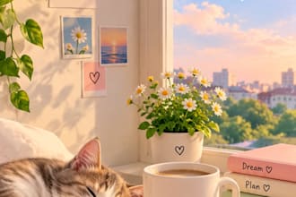 create aesthetic wallpaper,canva design