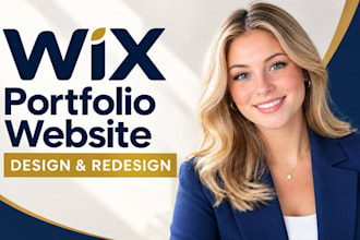 design or redesign a custom wix portfolio website