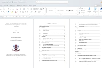 format and design professional word documents and reports