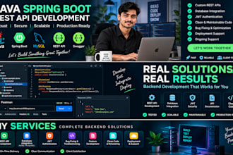 develop a java spring boot backend and rest API