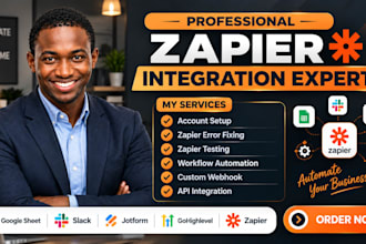 setup custom webhook slack google sheet jotform gohighlevel zapier integration