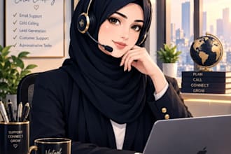 be your professional virtual assistant and cold calling expert