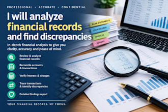 analyze financial records and find discrepancies