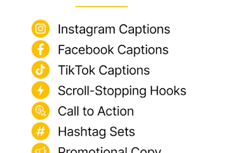 write engaging social media captions