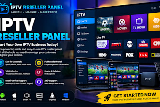 provide reseller panel, ott panel, strong8k, dream4k, lion ott, mega ott