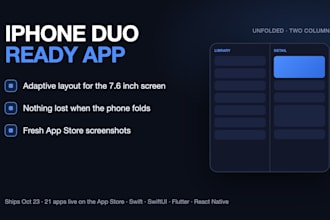 make your ios app look native on the foldable iphone duo