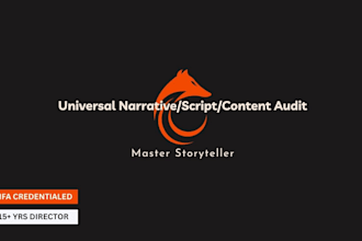 audit the pacing and narrative structure of your script, novel, or content
