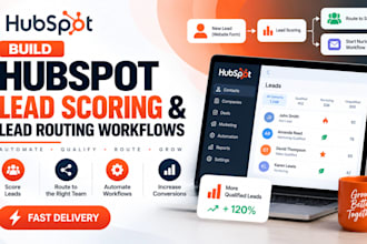 build hubspot lead scoring and lead routing workflows