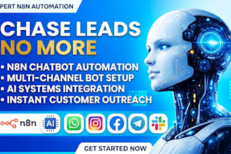 n8n whatsapp chatbot ai automation instagram facebook telegram bot systems setup
