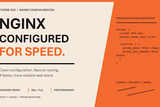 configure, install or migrate your nginx instance