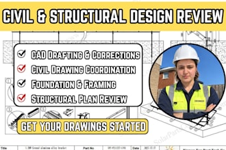 provide michigan and ohio civil structural design review and drafting