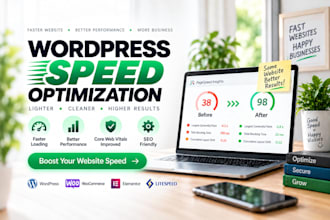do wordpress speed optimization for a faster website
