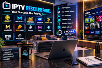 provide stable server, strong8k, dream4k, mega ott, lion ott, reseller panel