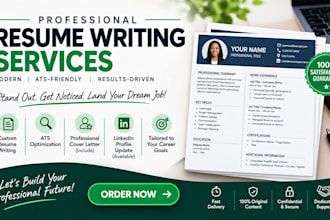 create a modern professional resume tailored to your career